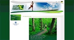 Desktop Screenshot of de.pro-sport.cz