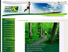 Tablet Screenshot of pro-sport.cz
